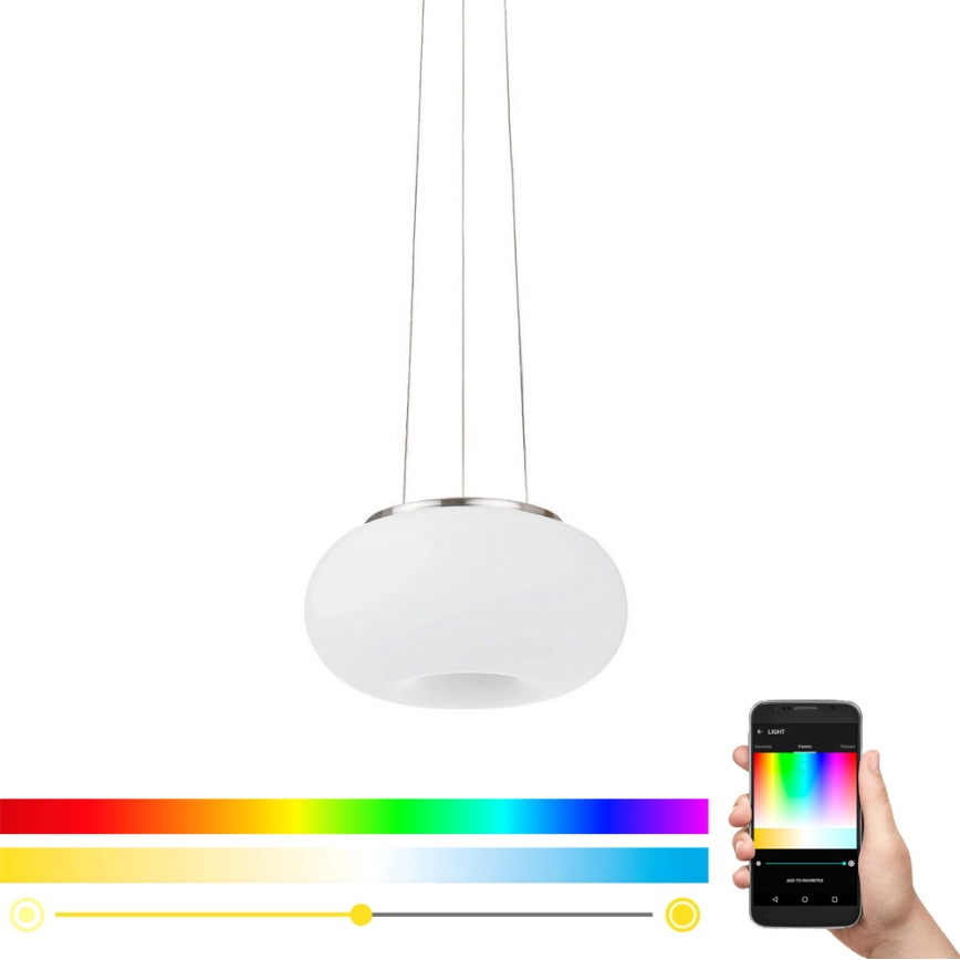 Eglo - LED pendel m. RGB-farver dæmpbar OPTICA-C LED/21W/230V diameter 37,5 cm