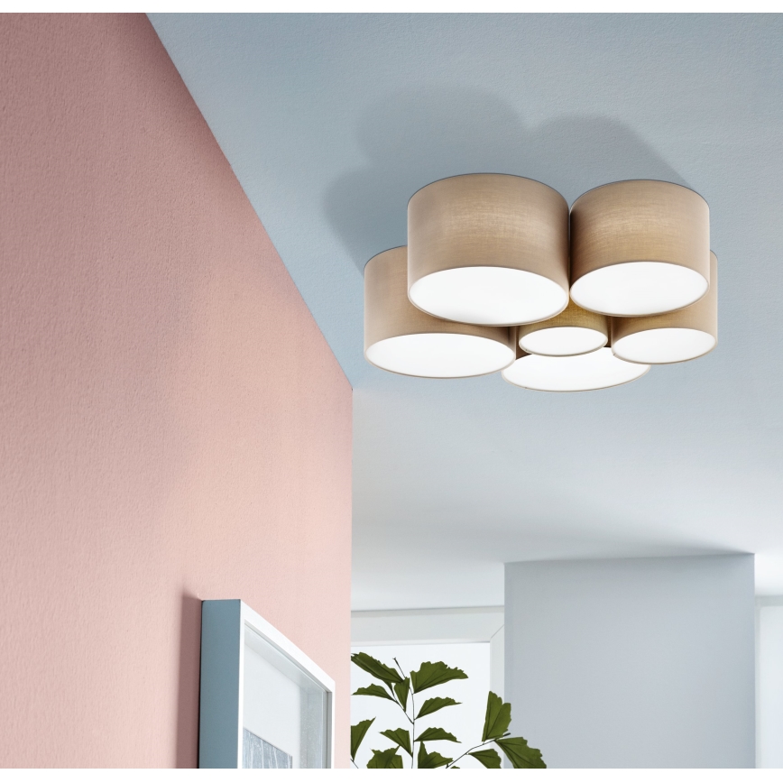 Eglo - Lofts lys 6xE27/40W/230V