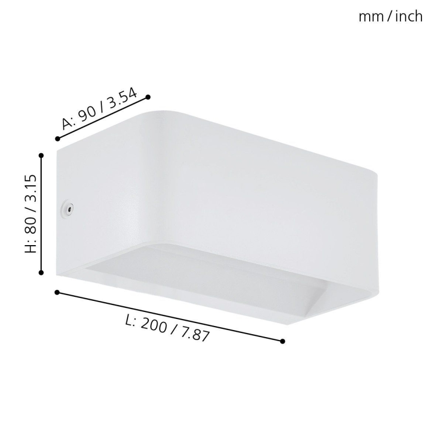 Eglo - LED væglampe LED/10W/230V