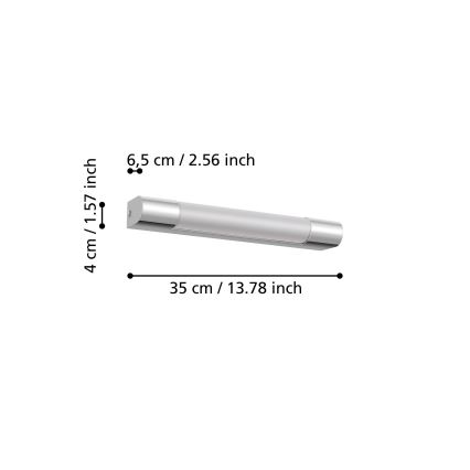 Eglo - LED badeværelses spejlbelysning LED/8W/230V IP44