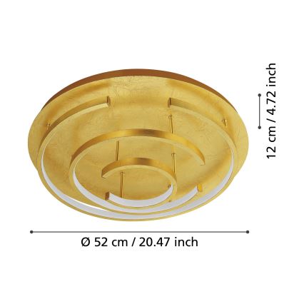 Eglo 98488 - LED loftlampe POZONDON LED/24W/230V