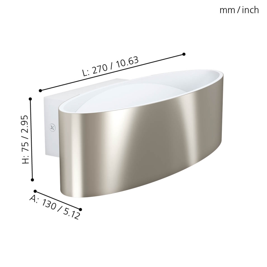 Eglo - LED væglampe LED/10W/230V