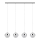 Eglo 98557 - LED-pendel på kabel LICOROTO 4xG9/3W/230V