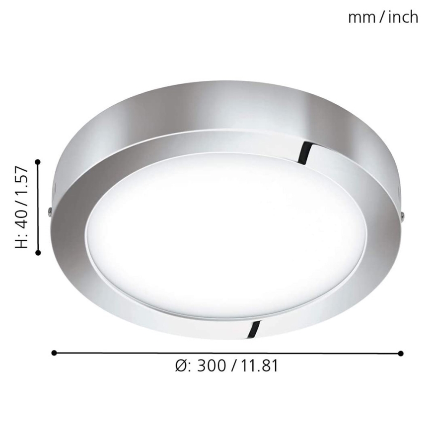 Eglo 98559 - RGB-dæmpbar LED-loftlampe FUEVA-C LED/21W/230V Ø 30 cm