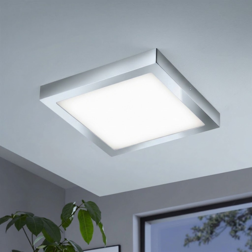 Eglo - LED RGBW dæmpbar loftlampe FUEVA-C LED/21W/230V Bluetooth IP44 30x30 cm