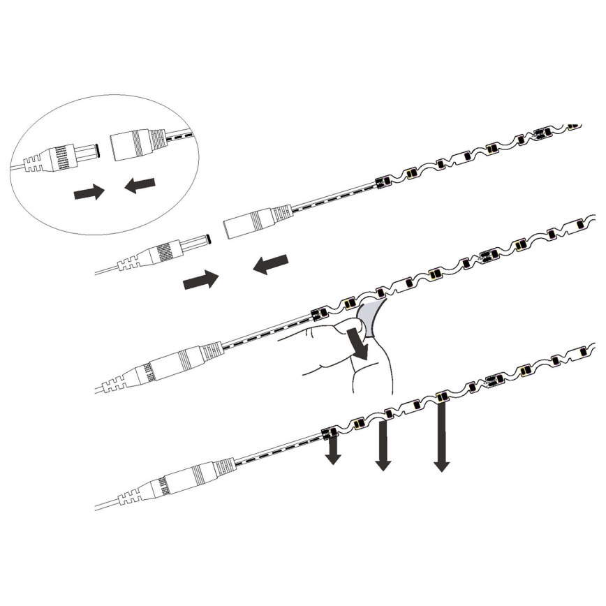 Eglo - LED Strimmel LED/9,6W/230V/24V 2m