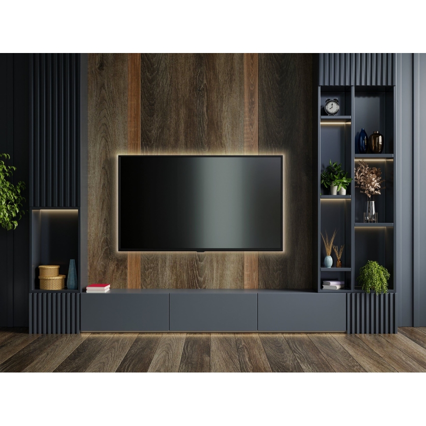 Eglo - LED RGB dæmpbar LED-strimmel LED/9,7W/230V/24V + fjernbetjening 2m