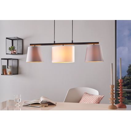 Eglo - LED-lysekrone på kabel 3xE14/25W/230V