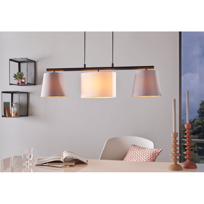Eglo - LED-lysekrone på kabel 3xE14/25W/230V