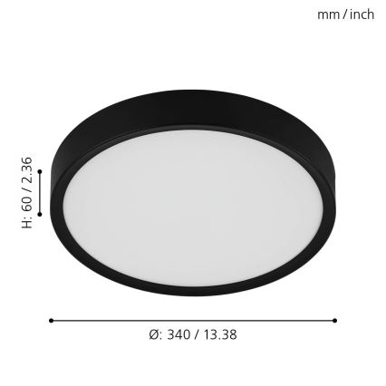 Eglo - LED loftlampe LED/16,8W/230V