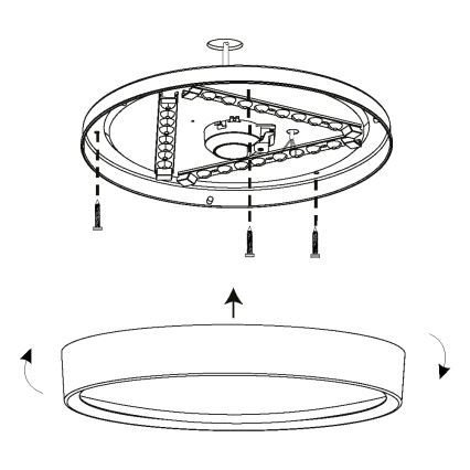 Eglo - LED loftlampe LED/16,8W/230V