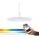 Eglo - LED pendel dæmpbar RGB-farver CERIGNOLA-C LED/21W/230V + fjernbetjening