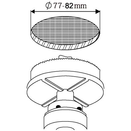 Eglo - SET 3xLED Forsænket lys Areitio 3xGU10 / 5W / 230V