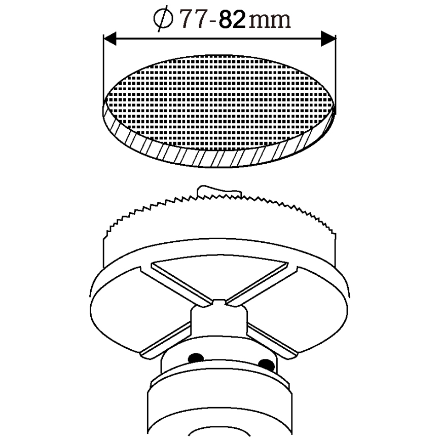 Eglo - SET 3xLED Forsænket lys Areitio 3xGU10 / 5W / 230V