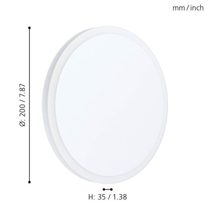 Eglo - LED loftlampe LED/8,6W/230V