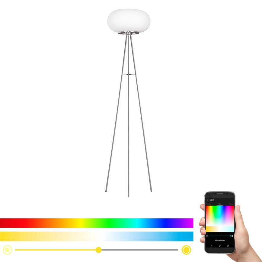 Eglo - LED gulvlampe dæmpbar RGB-farver OPTICA-C LED/17W/230V diameter 56 cm