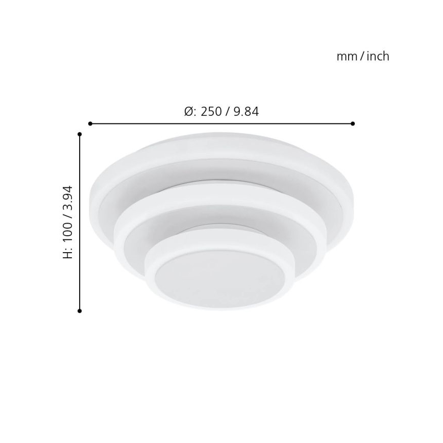 Eglo - LED loftlampe LED/11,4W/230V + LED/8,6W + LED/5,4W