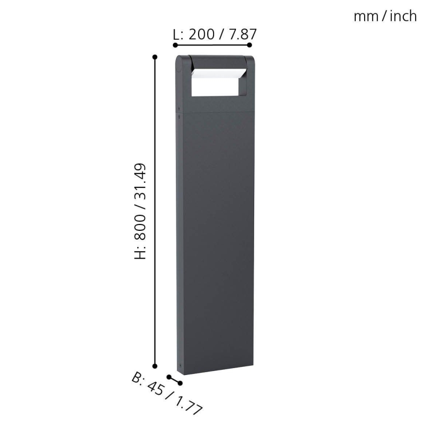 Eglo - LED Udendørs lampe LED / 4,8W / 230V IP44