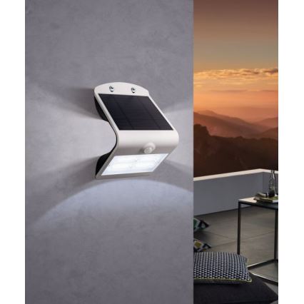 Eglo - Solcellelampe med sensor LED/3,2W/3,7V 2000 mAh IP54