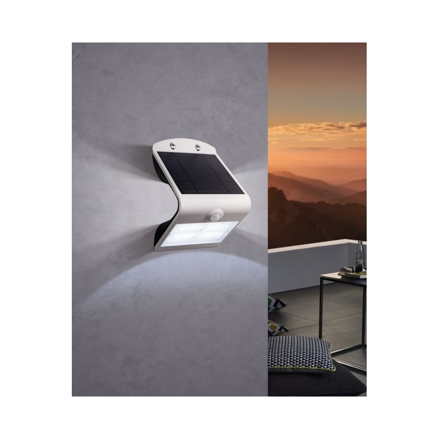 Eglo - Solcellelampe med sensor LED/3,2W/3,7V 2000 mAh IP54