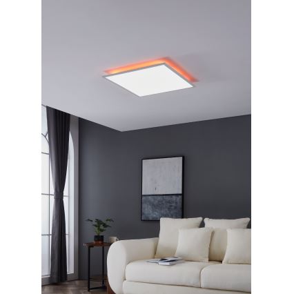 Eglo - Loftlampe m. RGBW-farver dæmpbar LED/32,5W/230V 2700-6500K 60x60 cm + fjernbetjening