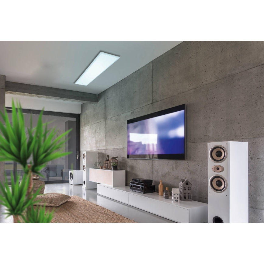 Eglo - Loftlampe m. RGBW-farver dæmpbar LED/32,5W/230V 2700-6500K 120x30 cm + fjernbetjening