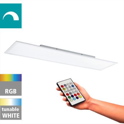 Eglo - Loftlampe m. RGBW-farver dæmpbar LED/32,5W/230V 2700-6500K 120x30 cm + fjernbetjening