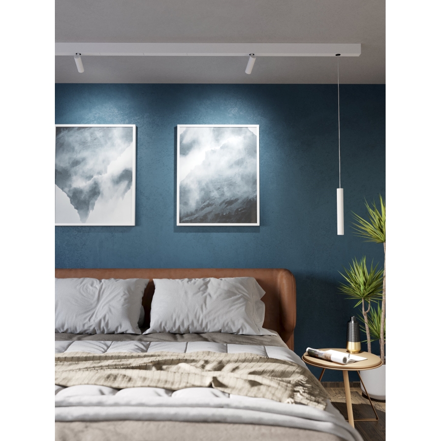 Eglo - LED-lysekrone på wire til skinnesystem LED/9W/230V