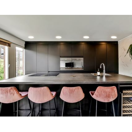 Eglo - Dæmpbar LED-indbygningsarmatur til badeværelse LED/16,5W/230V IP44 ZigBee Ø 21,6 cm