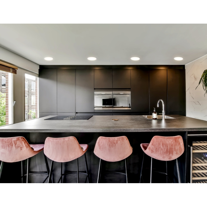 Eglo - Dæmpbar LED-indbygningsarmatur til badeværelse LED/16,5W/230V IP44 ZigBee Ø 21,6 cm