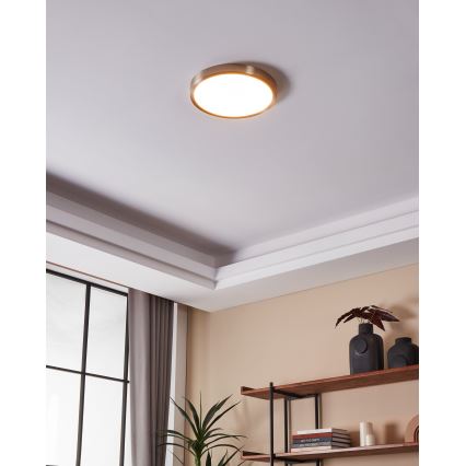 Eglo - LED-dæmpbar loftlampe til badeværelse LED/19,5W/230V 2700-6500K IP44 ZigBee Ø 28,5 cm