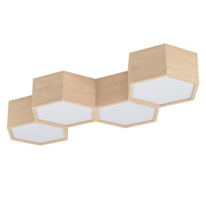 Eglo - Loftlampe 4xE27/9W/230V