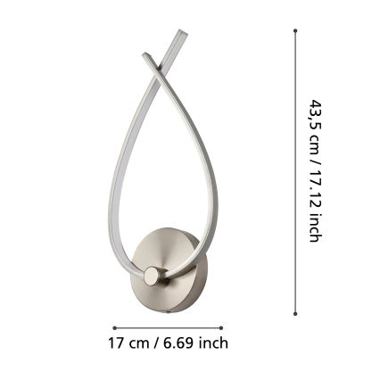 Eglo - LED væglampe LED/10W/230V