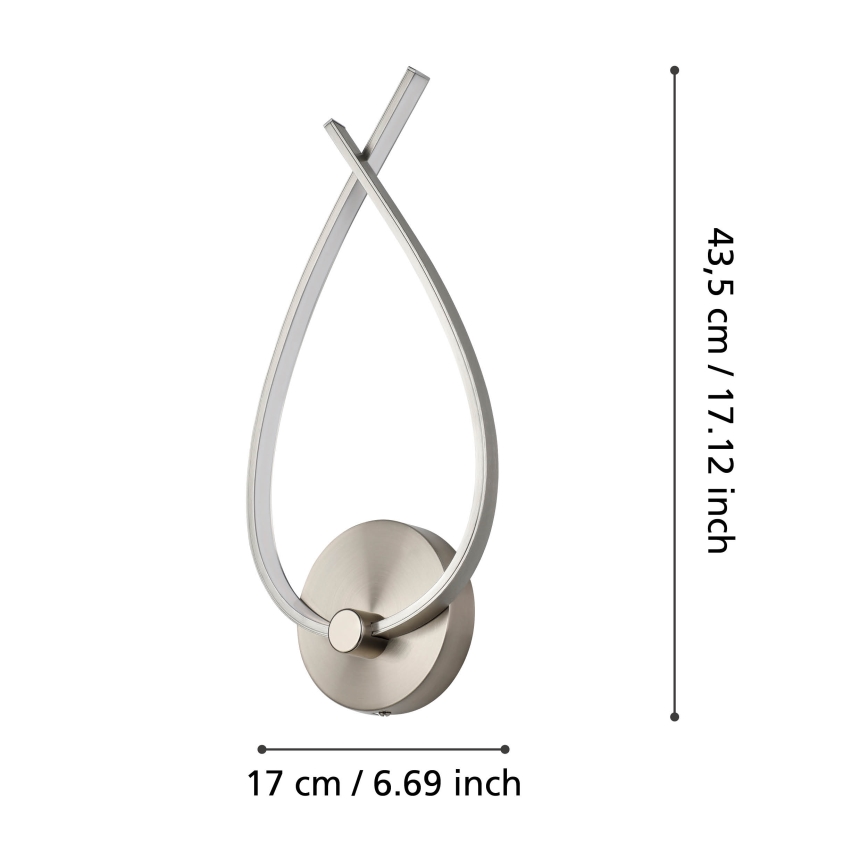 Eglo - LED væglampe LED/10W/230V