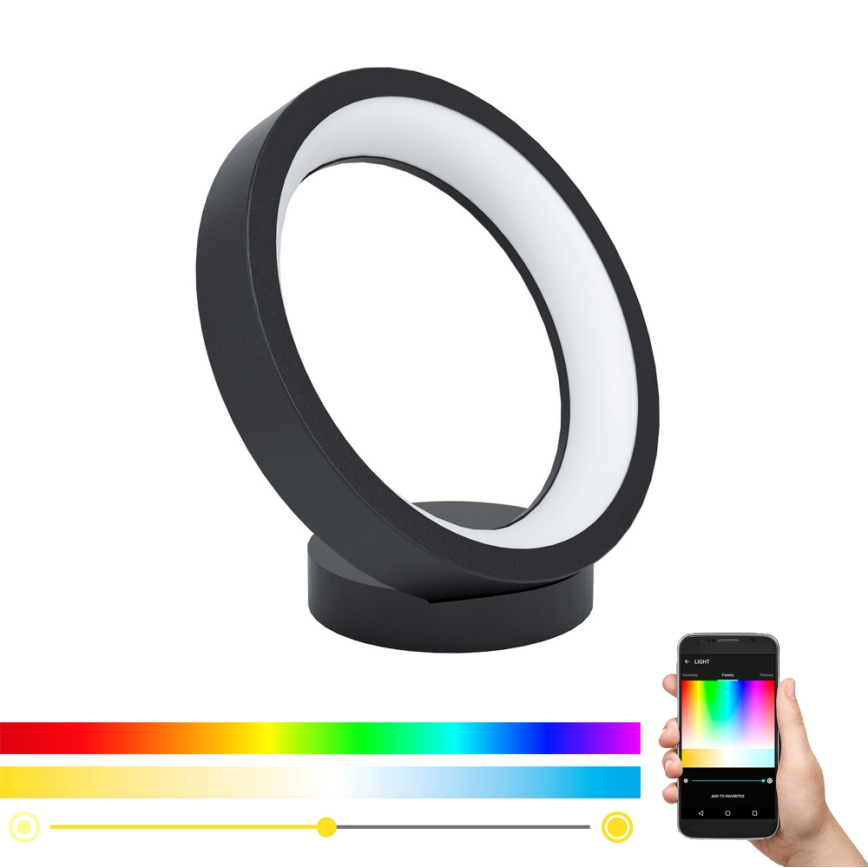 Eglo 99029 - Dæmpbar RGB LED-bordlampe MARGHERA-C LED/16W/230V