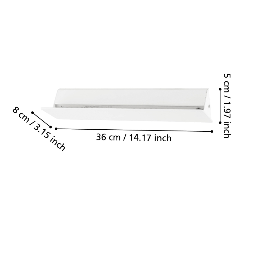 Eglo - LED væglampe LED/12W/230V