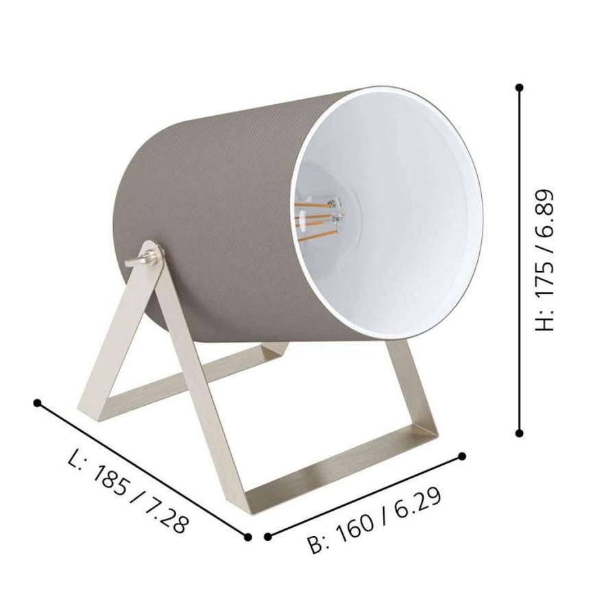 Eglo - Bordlampe 1xE27/25W/230V