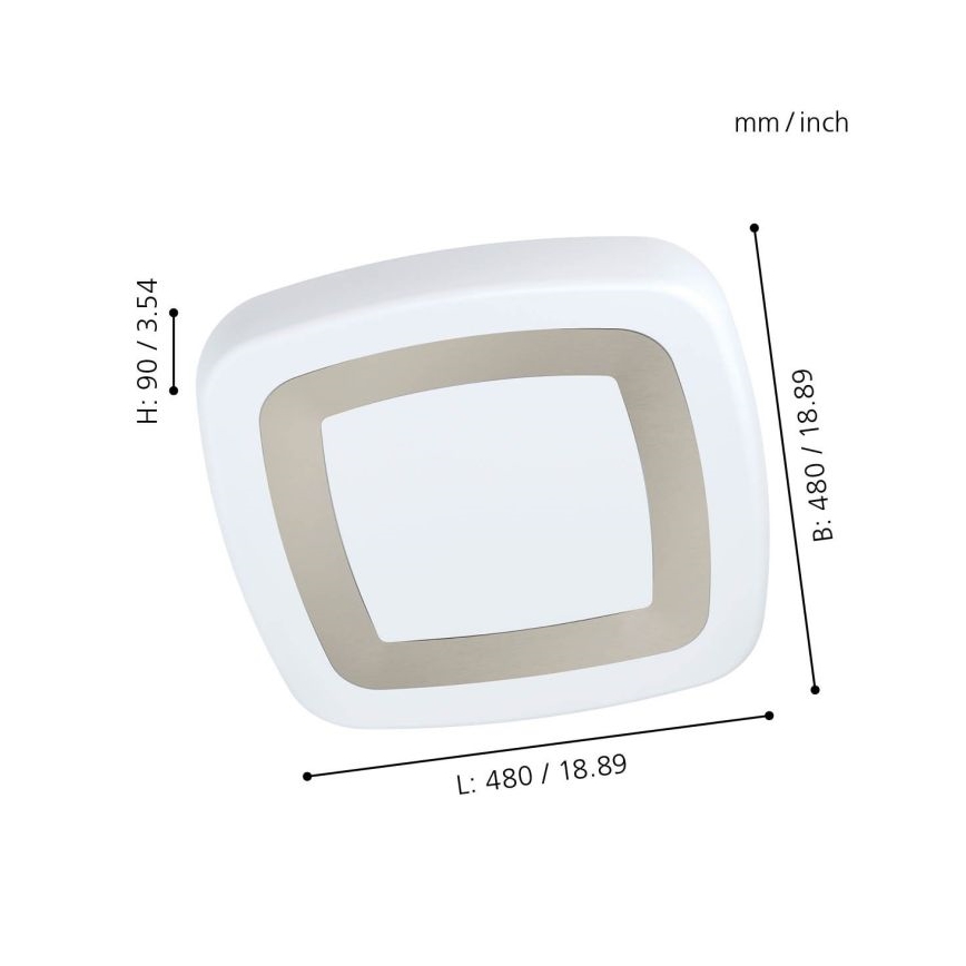 Eglo - LED loftsbelysning LED/22W/230V