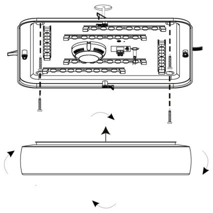 Eglo - LED loftsbelysning LED/22W/230V