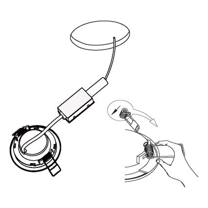 Eglo - LED indbygningslamper 3 stk. FUEVA 5 1xLED/2,7W/230V