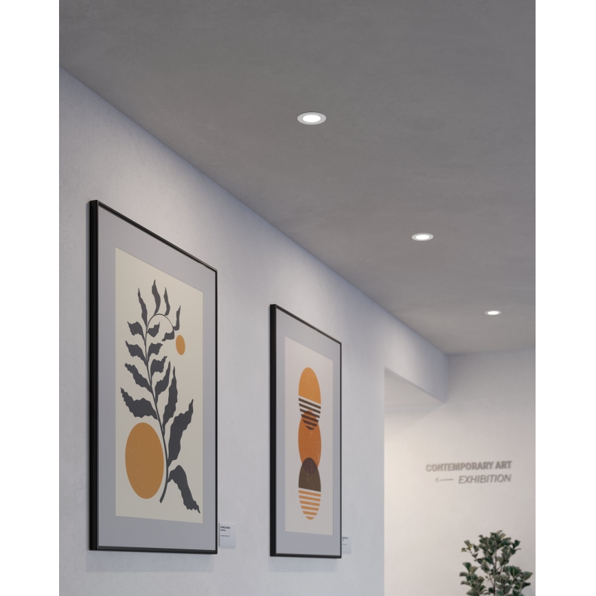 Eglo - Sæt med 3 indbygningsspots FUEVA 5 LED/2,7 W/230 V Ø 8,6 cm