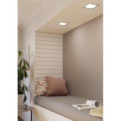 Eglo - LED indbygningslampe LED/10,5W/230V 16,6x16,6 cm