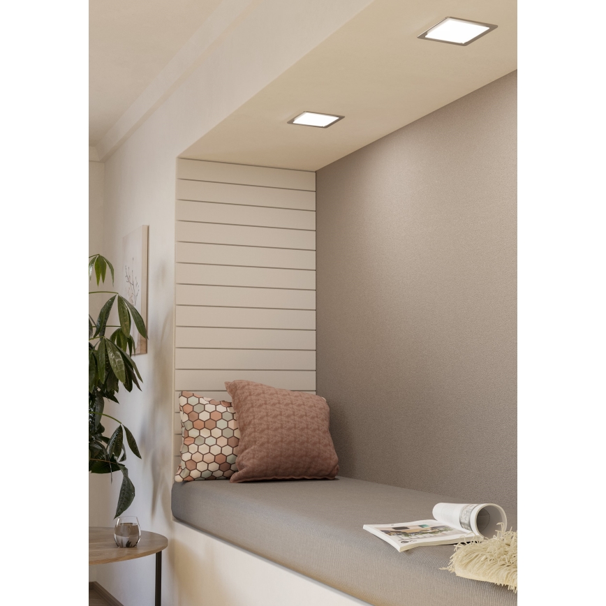 Eglo - LED indbygningslampe LED/10,5W/230V 16,6x16,6 cm