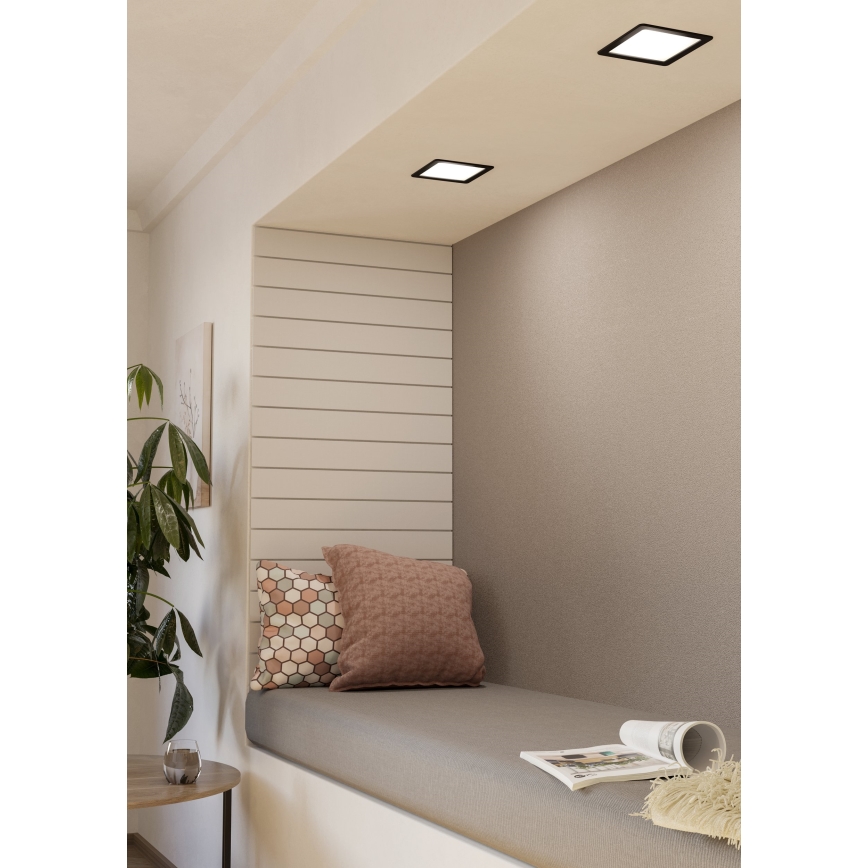 Eglo - LED indbygningsspot LED/10,5W/230V 16,6x16,6 cm