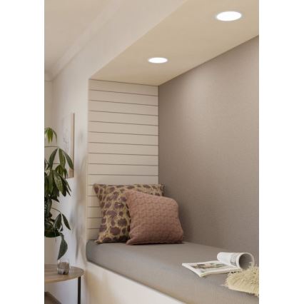 Eglo - LED Dæmpbar indbygningsspot LED/10,5W/230V Ø 16,6 cm