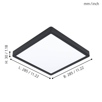 Eglo - LED loftlampe LED/20W/230V