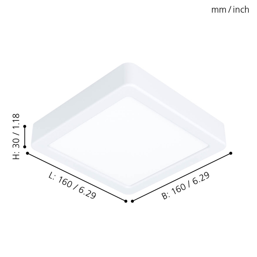 Eglo - LED loftsbelysning LED/10,5W/230V