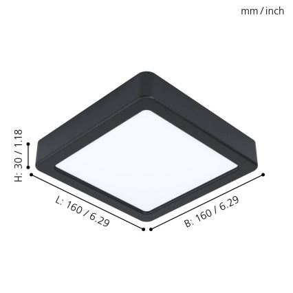 Eglo - LED loftsbelysning LED/10,5W/230V