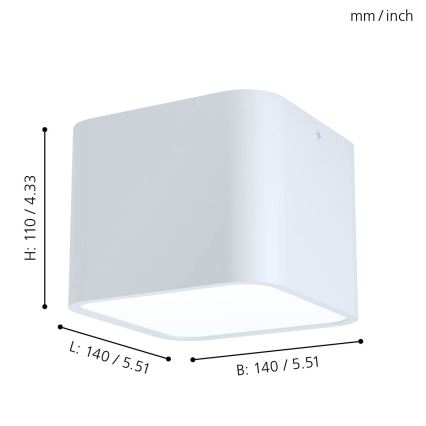 Eglo - Lofts lys 1xE27/28W/230V