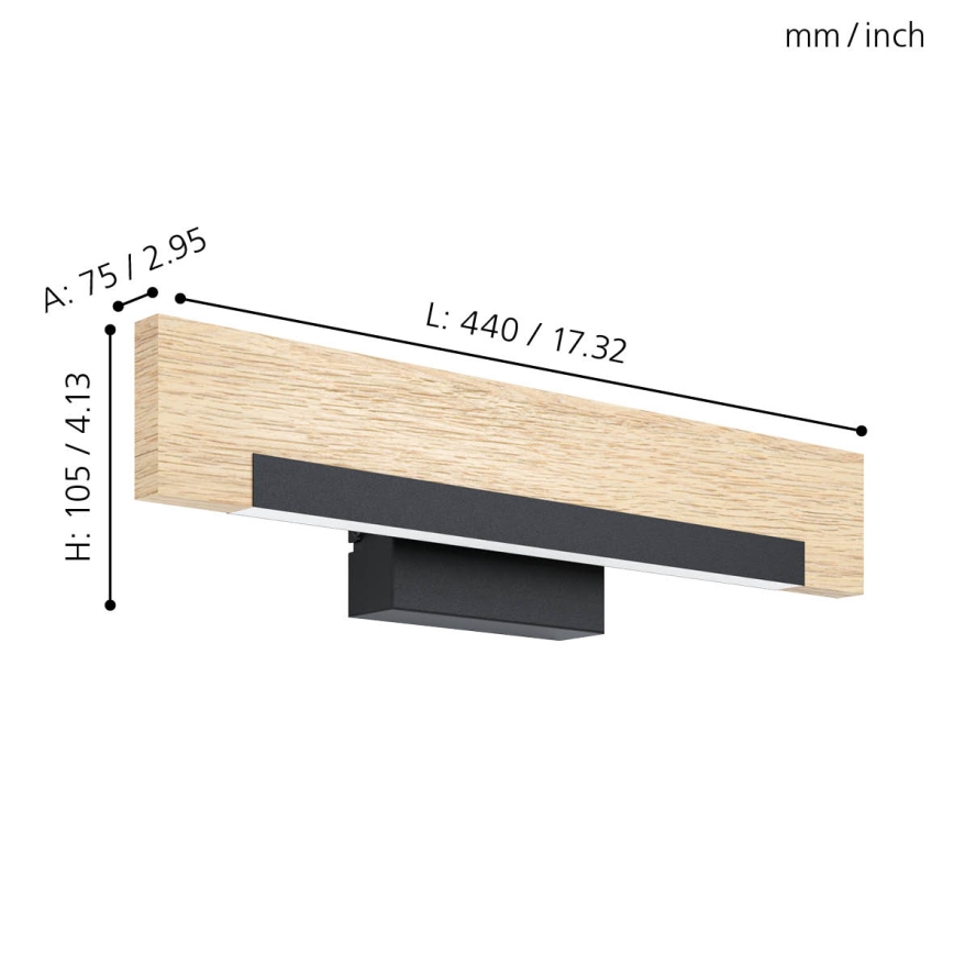 Eglo - LED væglampe LED/9,6W/230V